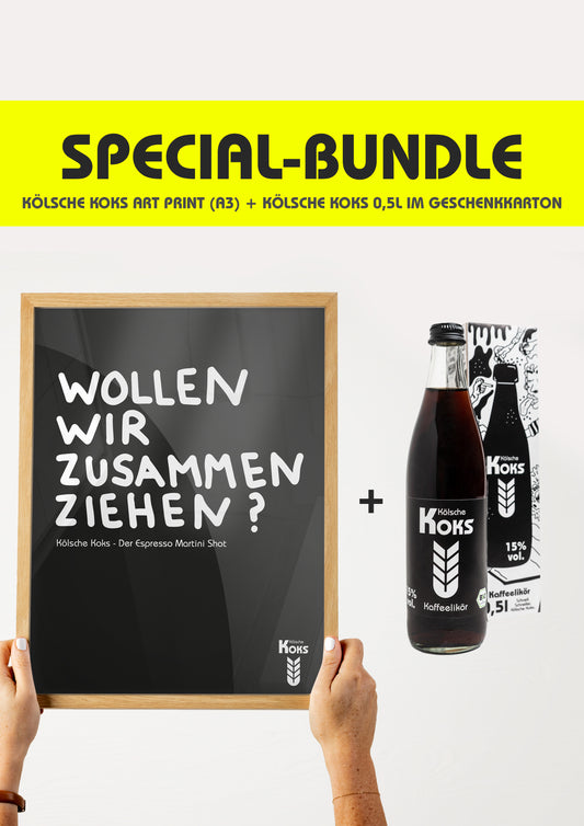 Special: Art Print + Kölsche Koks* | 0,5 l Flasche