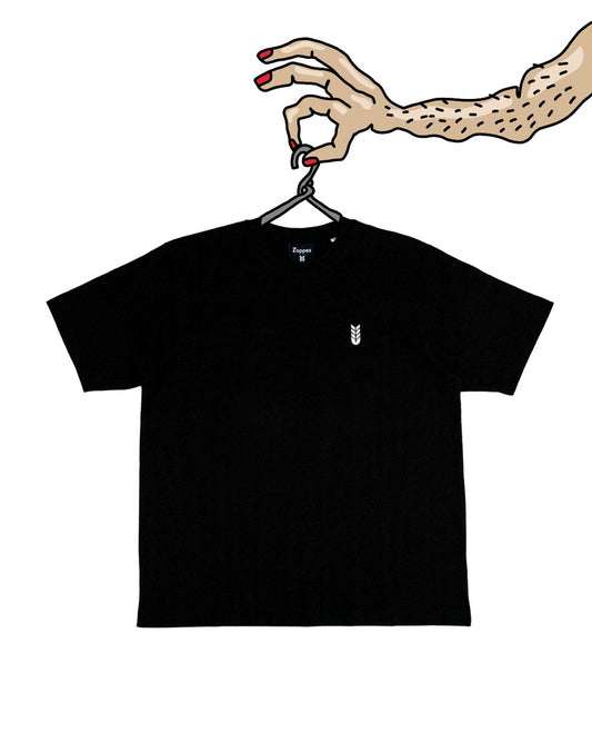 T-Shirt "Zappes" | Unisex schwarz