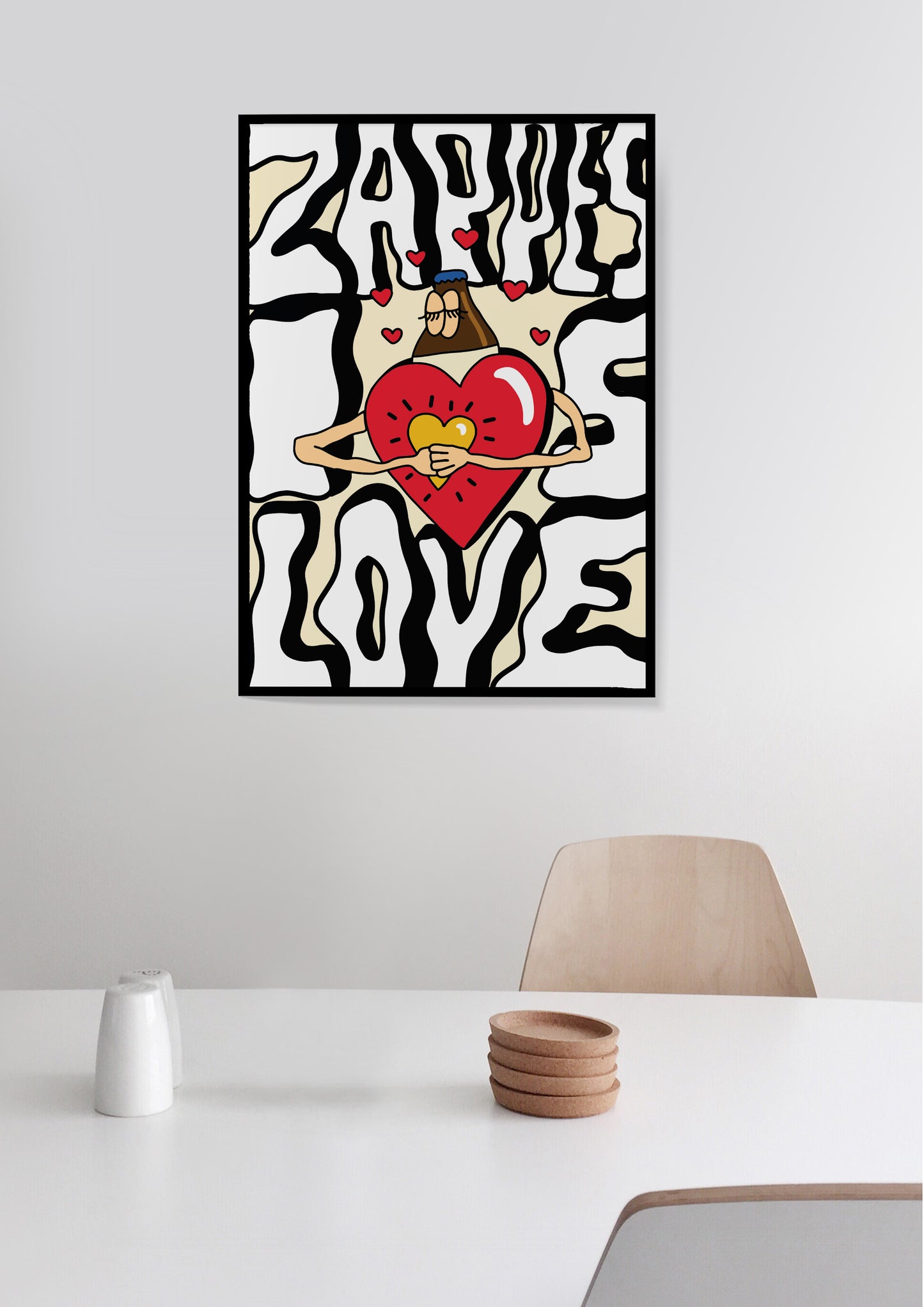 Art Print "Zappes is Love" | Fred Nussbaum